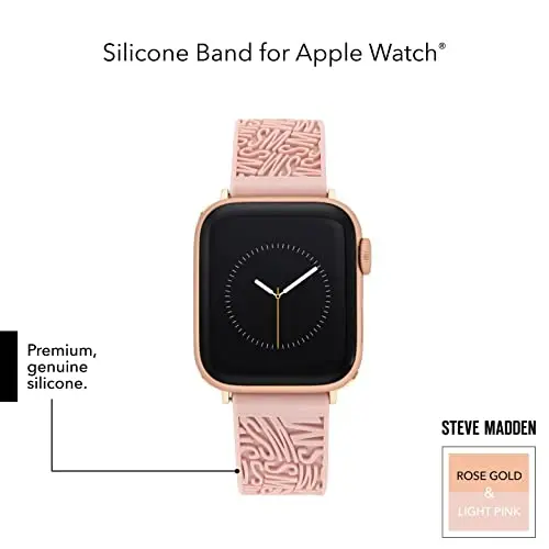 Steve Madden Apple Watch uchun moda silikon tasmasi - 4