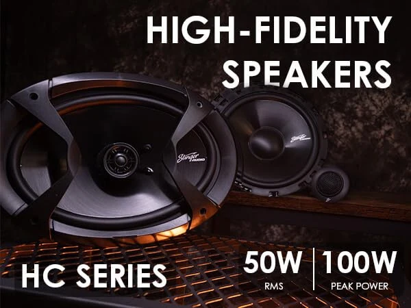 STINGER Audio 6x9 Car Audio Coaxial Car Speakers, 100 Watts, 4 OModazone (Set of Two) - STINGER (1)