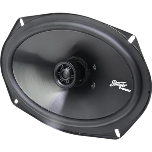 STINGER Audio 6x9 Автомобильные коаксиальные динамики, 100 Ватт, 4 Ом (комплект из двух) - 3