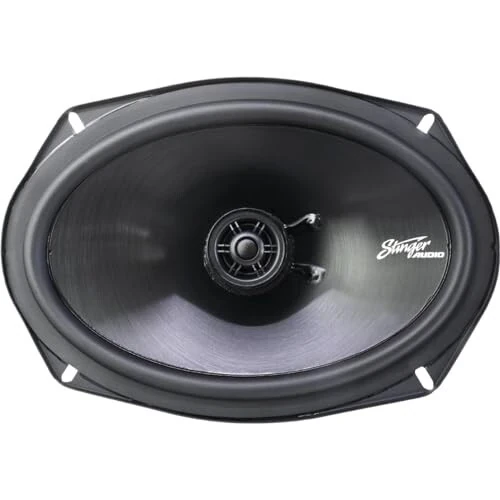 STINGER Audio 6x9 Автомобильные коаксиальные динамики, 100 Ватт, 4 Ом (комплект из двух) - 4