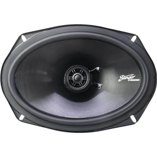 STINGER Audio 6x9 Car Audio Coaxial Car Speakers, 100 Watts, 4 Ohm (Set of Two) - 4
