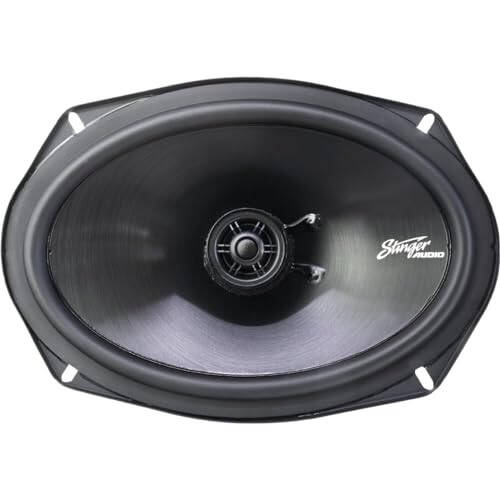 STINGER Audio 6x9 Car Audio Coaxial Car Speakers, 100 Watts, 4 Ohm (Set of Two) - 4