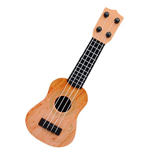 STOBOK Kids Guitar Musical Toy,Mini Classical Ukulele Guitar Musical Educational Toy Guitar Instrument Toy for Children Toddler Beginner School - 1