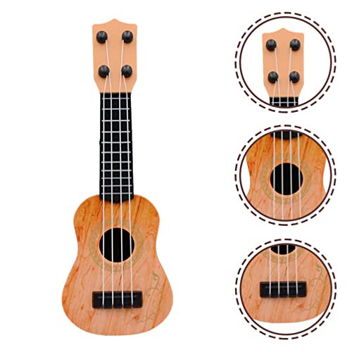 STOBOK Kids Guitar Musical Toy,Mini Classical Ukulele Guitar Musical Educational Toy Guitar Instrument Toy for Children Toddler Beginner School - 2