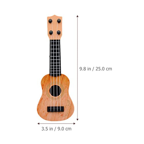 STOBOK Kids Guitar Musical Toy,Mini Classical Ukulele Guitar Musical Educational Toy Guitar Instrument Toy for Children Toddler Beginner School - 3