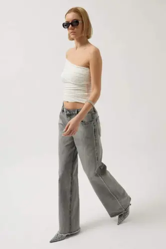 Stone Band Detailed Jean - 1