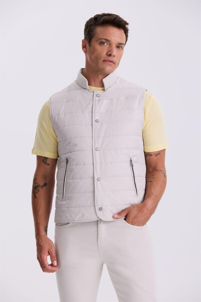 Stone Collar Fiber Slim Fit Vest - 6