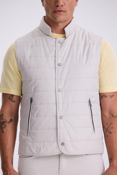 Stone Collar Fiber Slim Fit Vest - 7