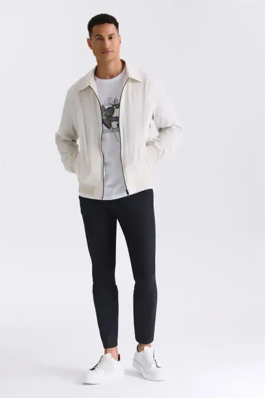 Stone Comfort Fit Berber Collar Transitional Jacket - 3