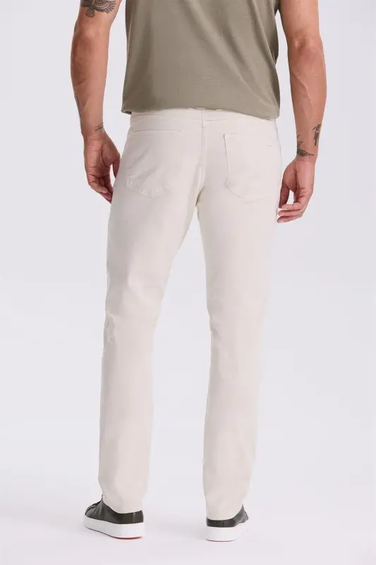 Stone Comfort Fit Canvas Sports Trousers - 4