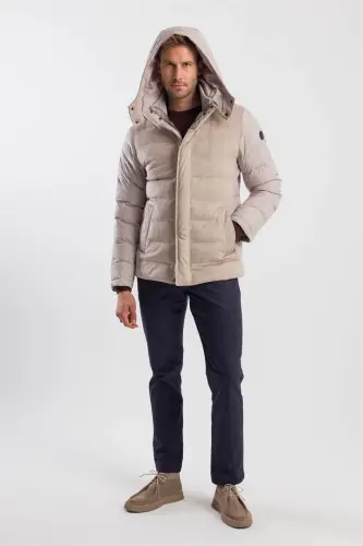 Stone Comfort Fit Hooded Puffer Jacket - JAKAMEN (1)