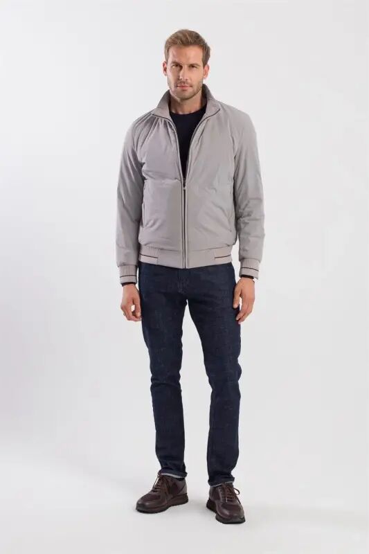 Stone Comfort Fit Stand-Up Collar Coat - 2