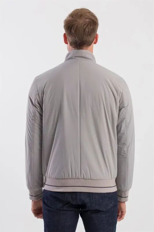 Stone Comfort Fit Stand-Up Collar Coat - 4