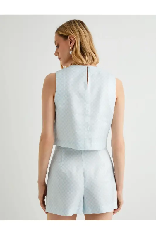 Stone Detailed Blouse - 4
