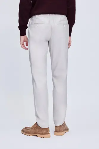 Stone Dynamic Fit Side Pocket Canvas Trousers - 5