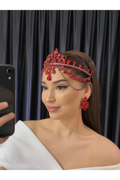 Stone Headband Bridal Wedding Engagement Henna Headband - BEYOĞLU NİŞANTAŞI (1)