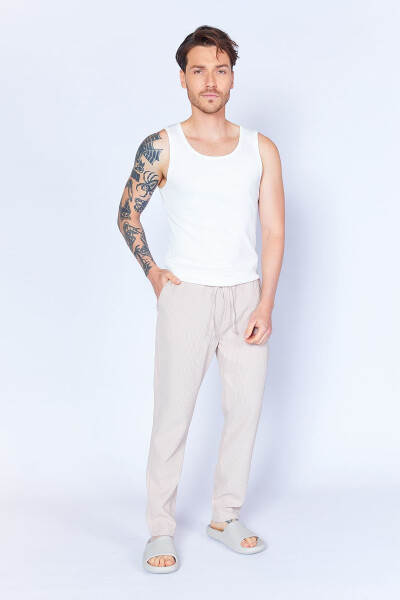 Stone Ottoman Elastic Waistband Stretchy Jogger Pants | Ee10017849-7849 - 27