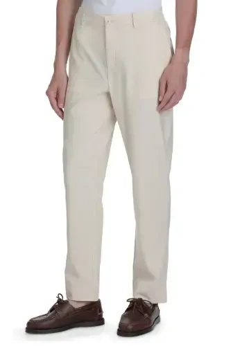 Stone Relaxed Fit 5 Pocket Canvas Pant-Stone - 1