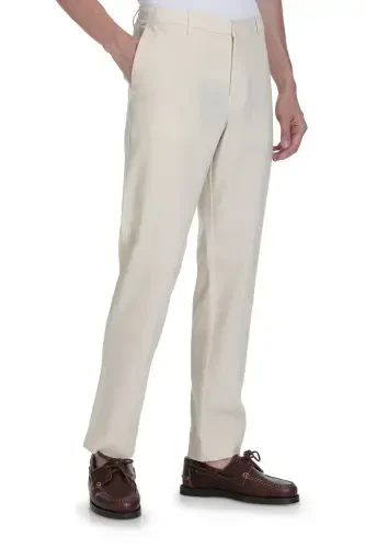 Stone Relaxed Fit 5 Pocket Canvas Pant-Stone - 5
