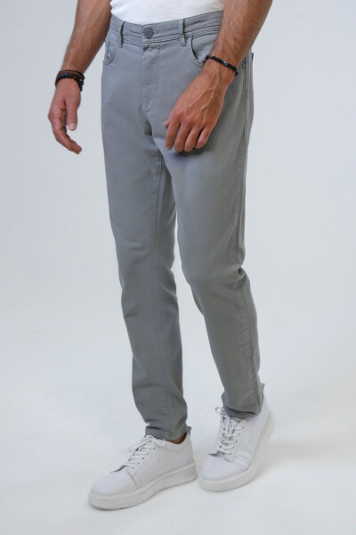 Stone Slim Fit Cotton Chino Pants - 2