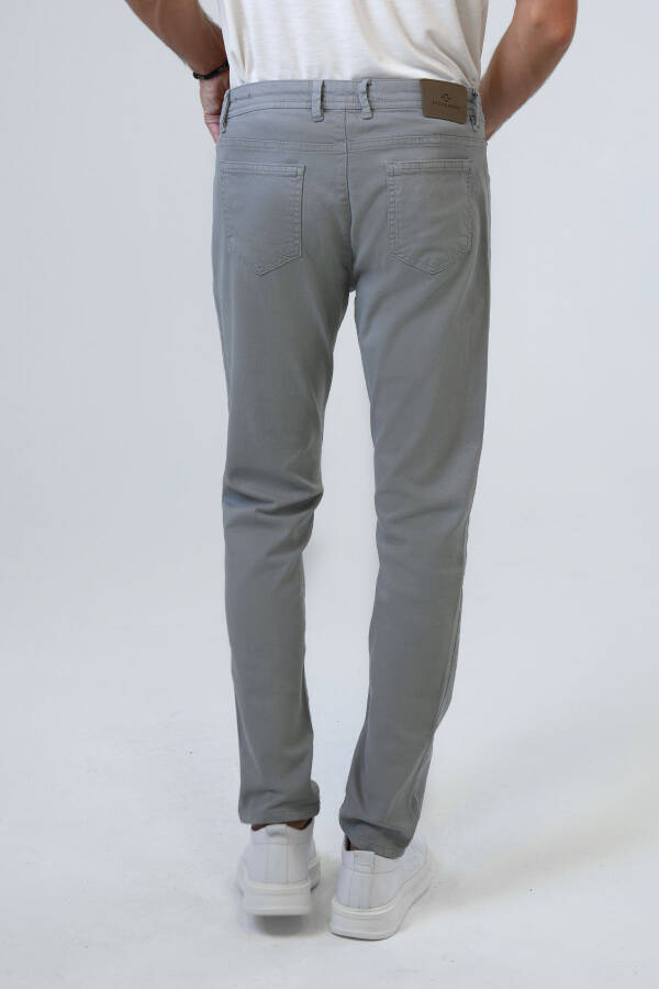 Stone Slim Fit Cotton Chino Pants - 4