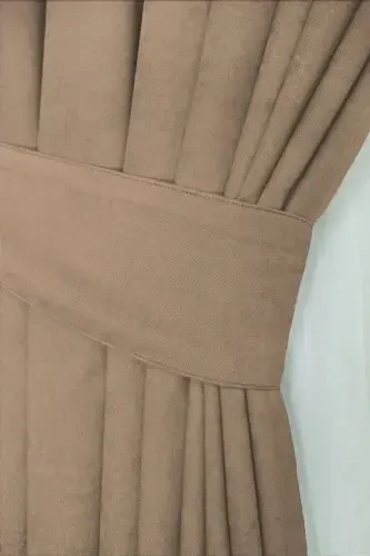 Штора блэкаут из визоновой сотовой бархатной ткани с простой строчкой, экстрафор, складка, 1-й класс - 4