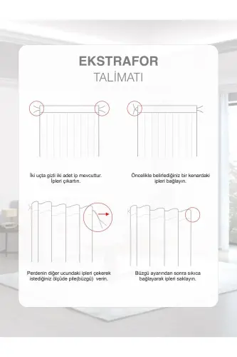 Штора-фон Home Daily Series цвет черепицы остров - 6