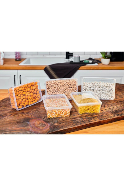 Storage Container 1 Liter 10 Pack Self-Sealing, Locking, Freezer, Food Safe (19*13*6)cm - 6