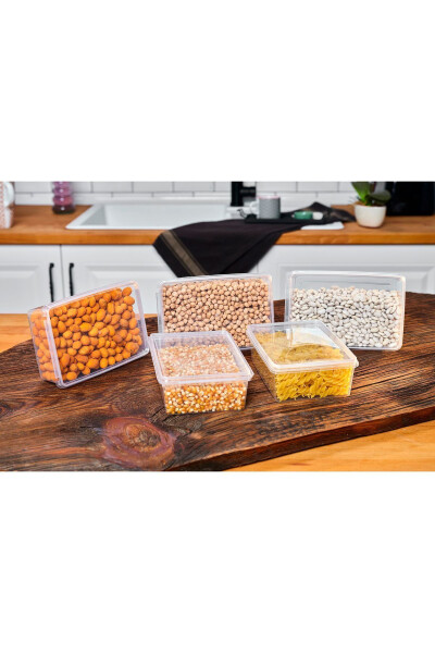 Storage Container 1 Liter 10 Pack Self-Sealing, Locking, Freezer, Food Safe (19*13*6)cm - 7