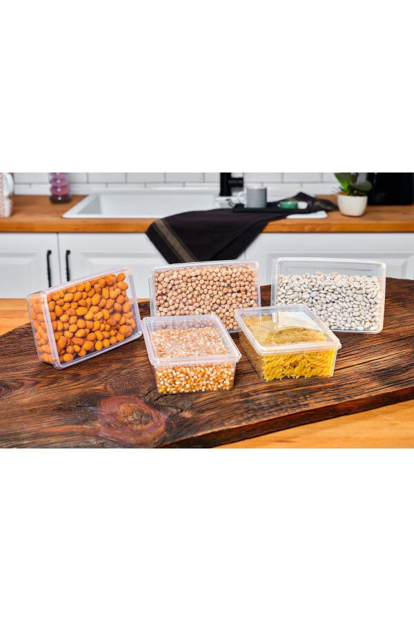 Storage Container 1 Liter 10 Pack Self-Sealing, Locking, Freezer, Food Safe (19*13*6)cm - 7