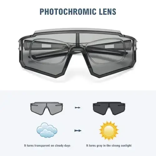 STORYCOAST Erkaklar va Ayollar uchun Polarizatsiyalangan Sport Quyoshdan Saqlaydigan Ko'zoynaklar, Haydash Baliq Ovi Velosiped Tog' Velosiped Ko'zoynaklari UV400 Himoya - 2