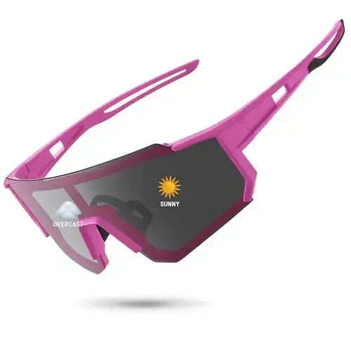 STORYCOAST Erkaklar va ayollar uchun polarizatsiyalangan sport quyoshdan saqlaydigan ko'zoynaklar, haydash, baliq ovlash, velosipedda tog 'velosipedida UV400 himoyasi - 1