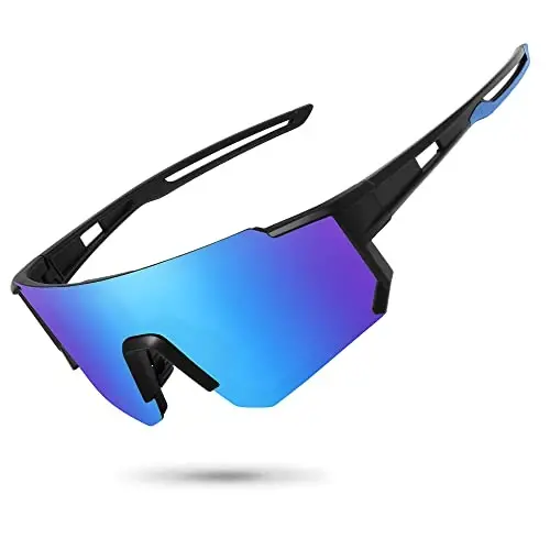 STORYCOAST Polarized Sports Sunglasses for Men Women,Driving Fishing Cycling Mountain Bike Sunglasses UV400 Protection 