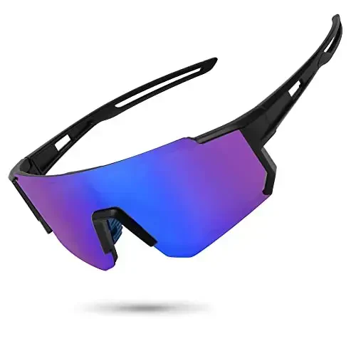 STORYCOAST Polarized Sports Sunglasses for Men Women,Driving Fishing Cycling Mountain Bike Sunglasses UV400 Protection 
