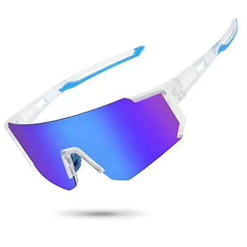 STORYCOAST Polarized Sports Sunglasses for Men Women,Driving Fishing Cycling Mountain Bike Sunglasses UV400 Protection - 1