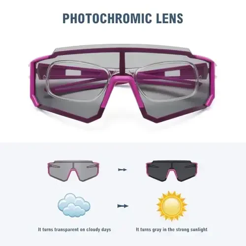 STORYCOAST Polarized Sports Sunglasses for Men Women,Driving Fishing Cycling Mountain Bike Sunglasses UV400 Protection - 2