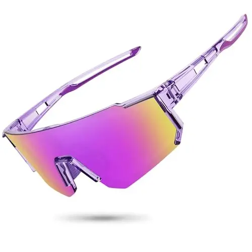 STORYCOAST Polarized Sports Sunglasses for Men Women,Driving Fishing Cycling Mountain Bike Sunglasses UV400 Protection - 1