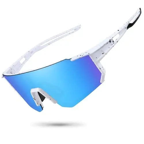 STORYCOAST Polarized Sports Sunglasses for Men Women,Driving Fishing Cycling Mountain Bike Sunglasses UV400 Protection - 1