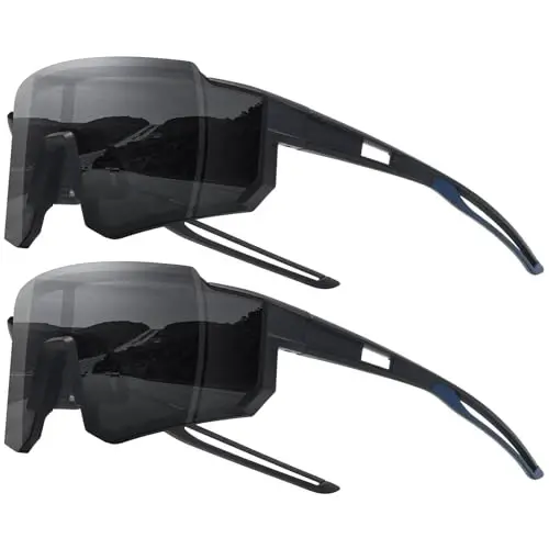 STORYCOAST Polarized Sports Sunglasses for Men Women,Driving Fishing Cycling Mountain Bike Sunglasses UV400 Protection - 1