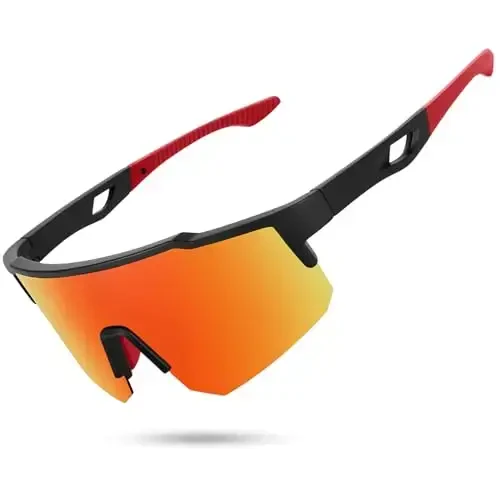STORYCOAST Polarized Sports Sunglasses for Men Women,Driving Fishing Cycling Mountain Bike Sunglasses UV400 Protection - MODAZONE