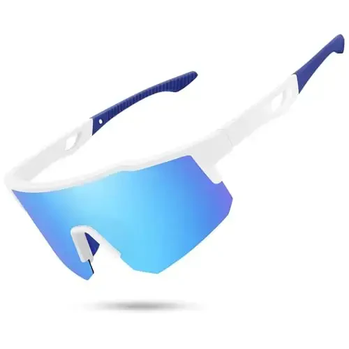 STORYCOAST Polarized Sports Sunglasses for Men Women,Driving Fishing Cycling Mountain Bike Sunglasses UV400 Protection 