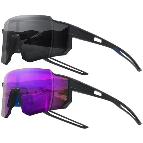 STORYCOAST Polarized Sports Sunglasses for Men Women,Driving Fishing Cycling Mountain Bike Sunglasses UV400 Protection - 1