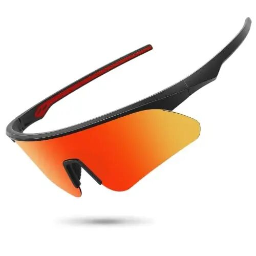 STORYCOAST Polarized Sports Sunglasses for Men Women,Cycling Running | UV400 Protection Polarized Baseball Driving Fishing Mountain Bike Wrap Around Sun Glasses,Lightweight Frame - STORYCOAST