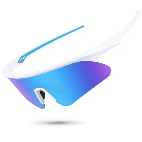 STORYCOAST Polarized Sports Sunglasses for Men Women,Cycling Running | UV400 Protection Polarized Baseball Driving Fishing Mountain Bike Wrap Around Sun Glasses,Lightweight Frame - 1