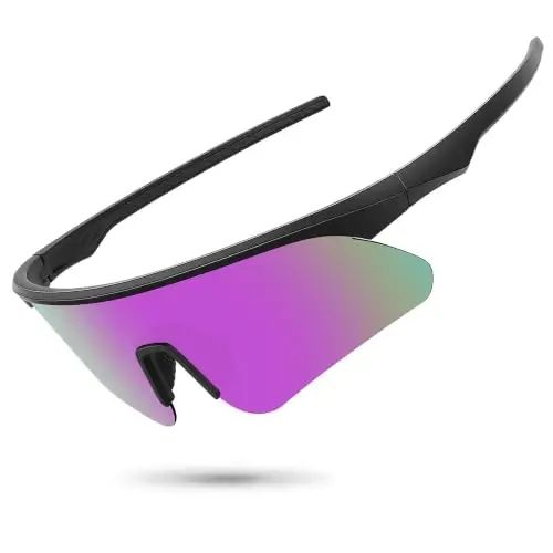 STORYCOAST Polarized Sports Sunglasses for Men Women,Cycling Running | UV400 Protection Polarized Baseball Driving Fishing Mountain Bike Wrap Around Sun Glasses,Lightweight Frame - 1
