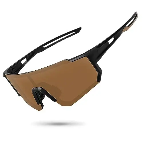 STORYCOAST Polarized Sports Sunglasses for Men Women,Driving Fishing Cycling Mountain Bike Sunglasses UV400 Protection 