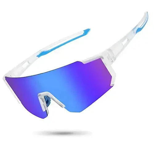 STORYCOAST Polarized Sports Sunglasses for Men Women,Driving Fishing Cycling Mountain Bike Sunglasses UV400 Protection - 1