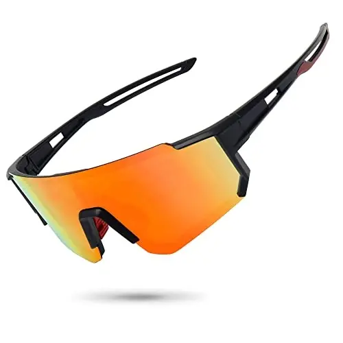 STORYCOAST Polarized Sports Sunglasses for Men Women,Driving Fishing Cycling Mountain Bike Sunglasses UV400 Protection 
