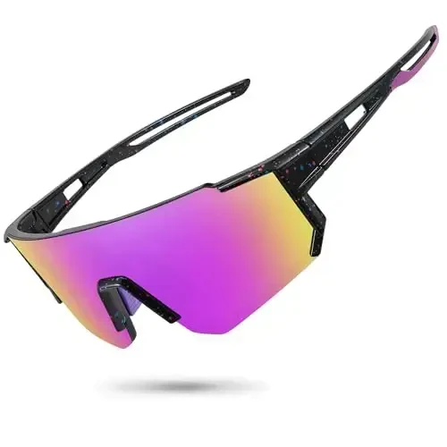 STORYCOAST Polarized Sports Sunglasses for Men Women,Driving Fishing Cycling Mountain Bike Sunglasses UV400 Protection - STORYCOAST