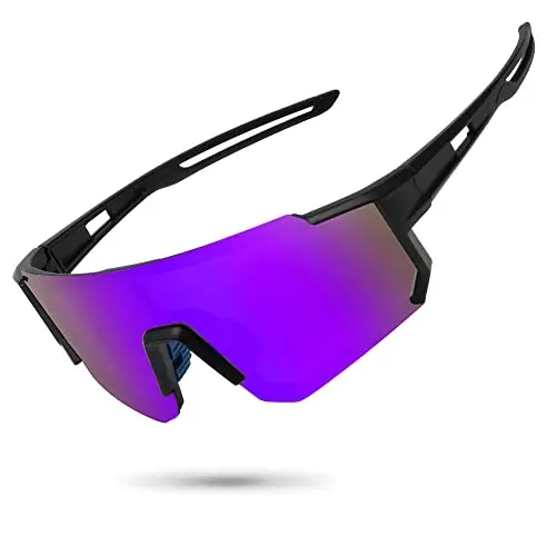 STORYCOAST Polarized Sports Sunglasses for Men Women,Driving Fishing Cycling Mountain Bike Sunglasses UV400 Protection - 1